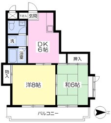 シャロム国分の物件間取画像